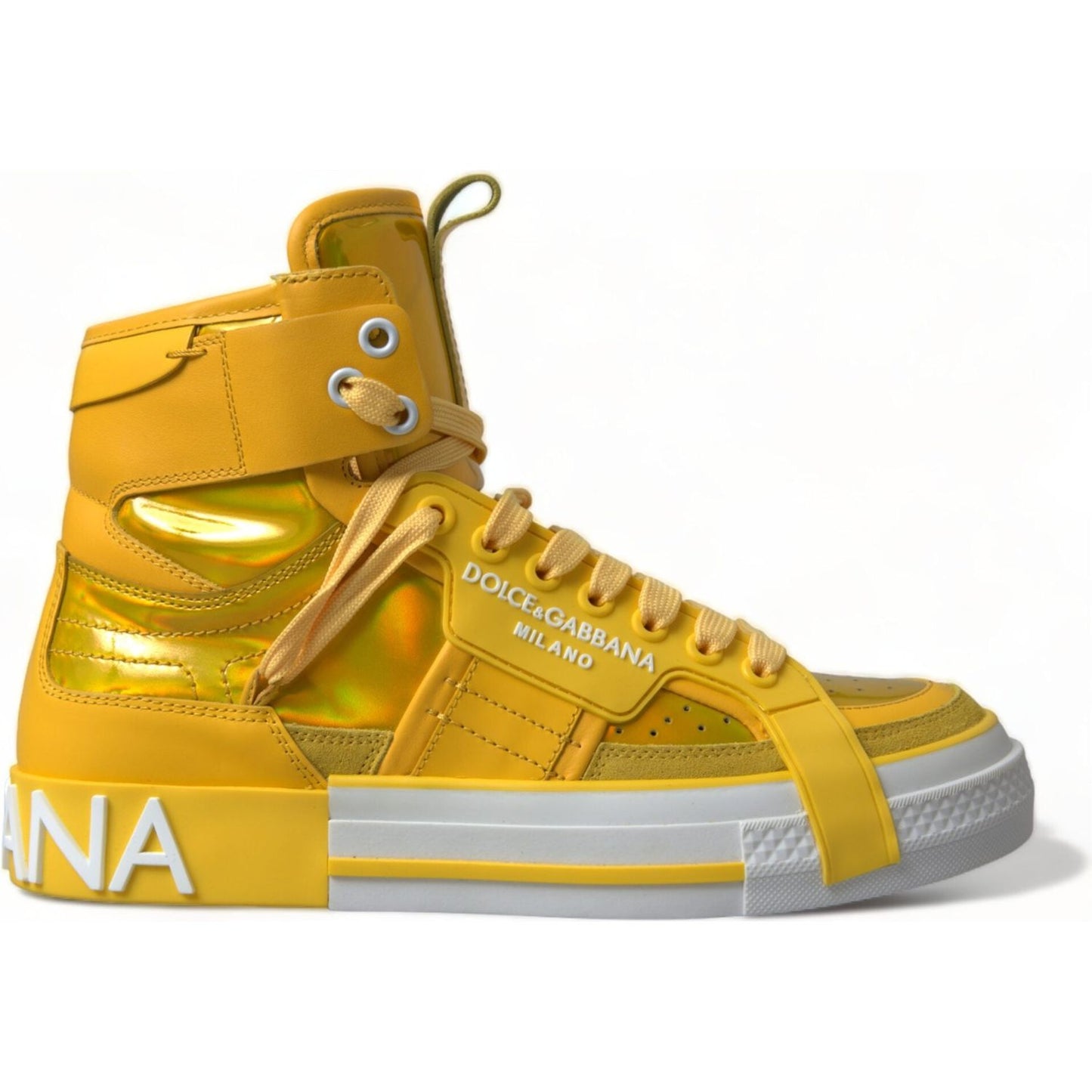 Dolce & Gabbana Chic High-Top Color-Block Sneakers Dolce & Gabbana