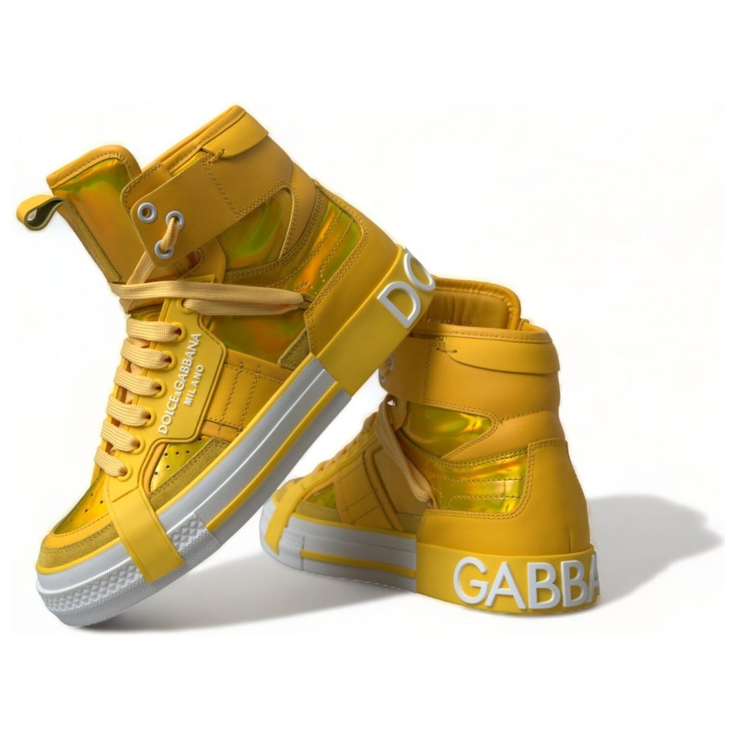 Dolce & Gabbana Chic High-Top Color-Block Sneakers Dolce & Gabbana