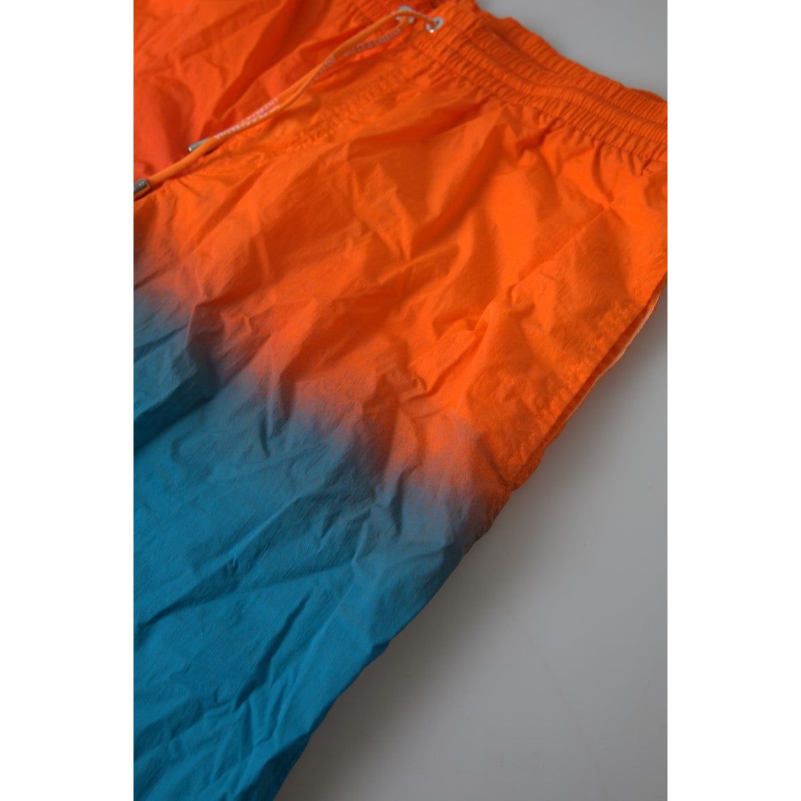 Dolce & Gabbana Gradient Effect Swim Shorts in Vibrant Orange Dolce & Gabbana