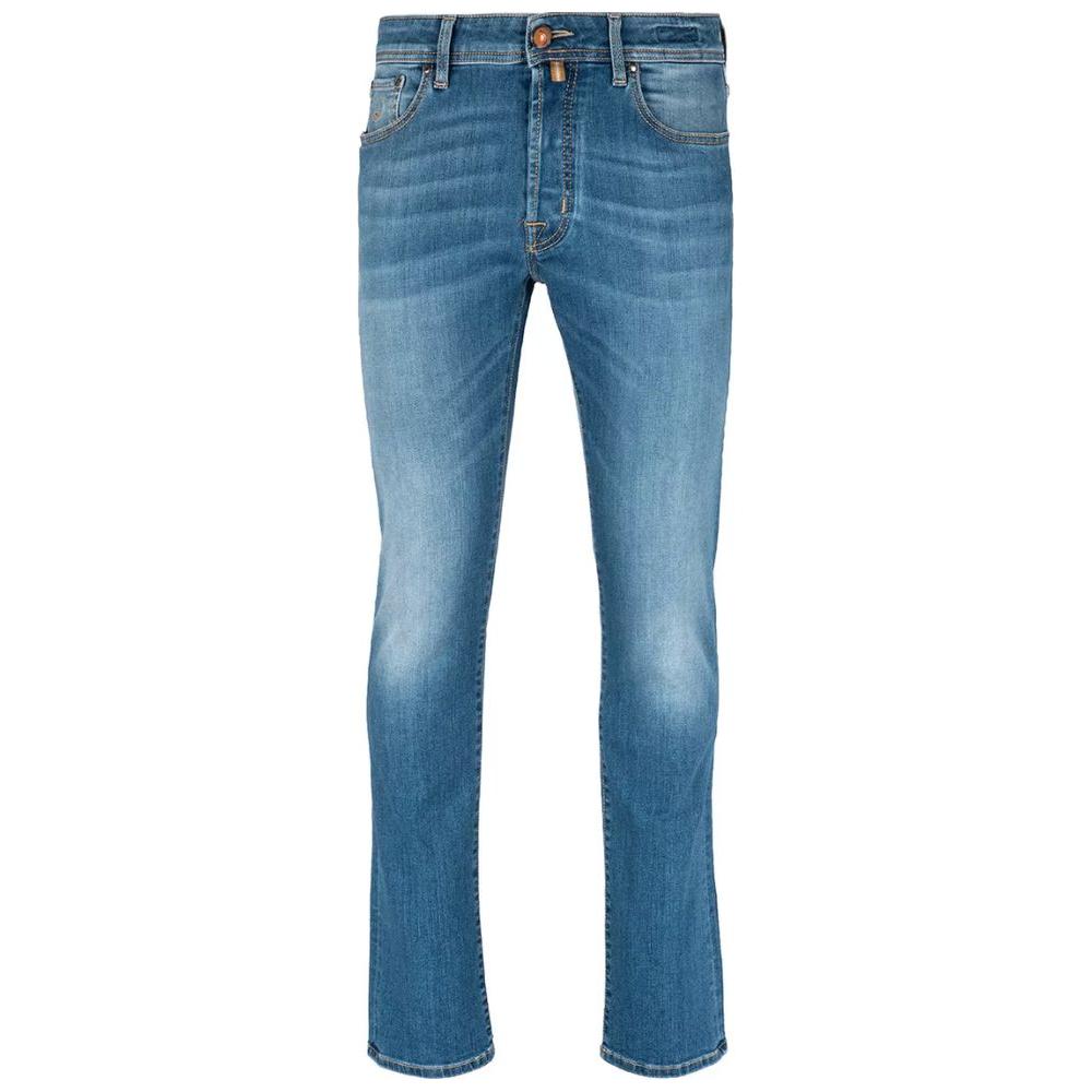 Jacob Cohen Elegant Slim Fit Light Blue Denim