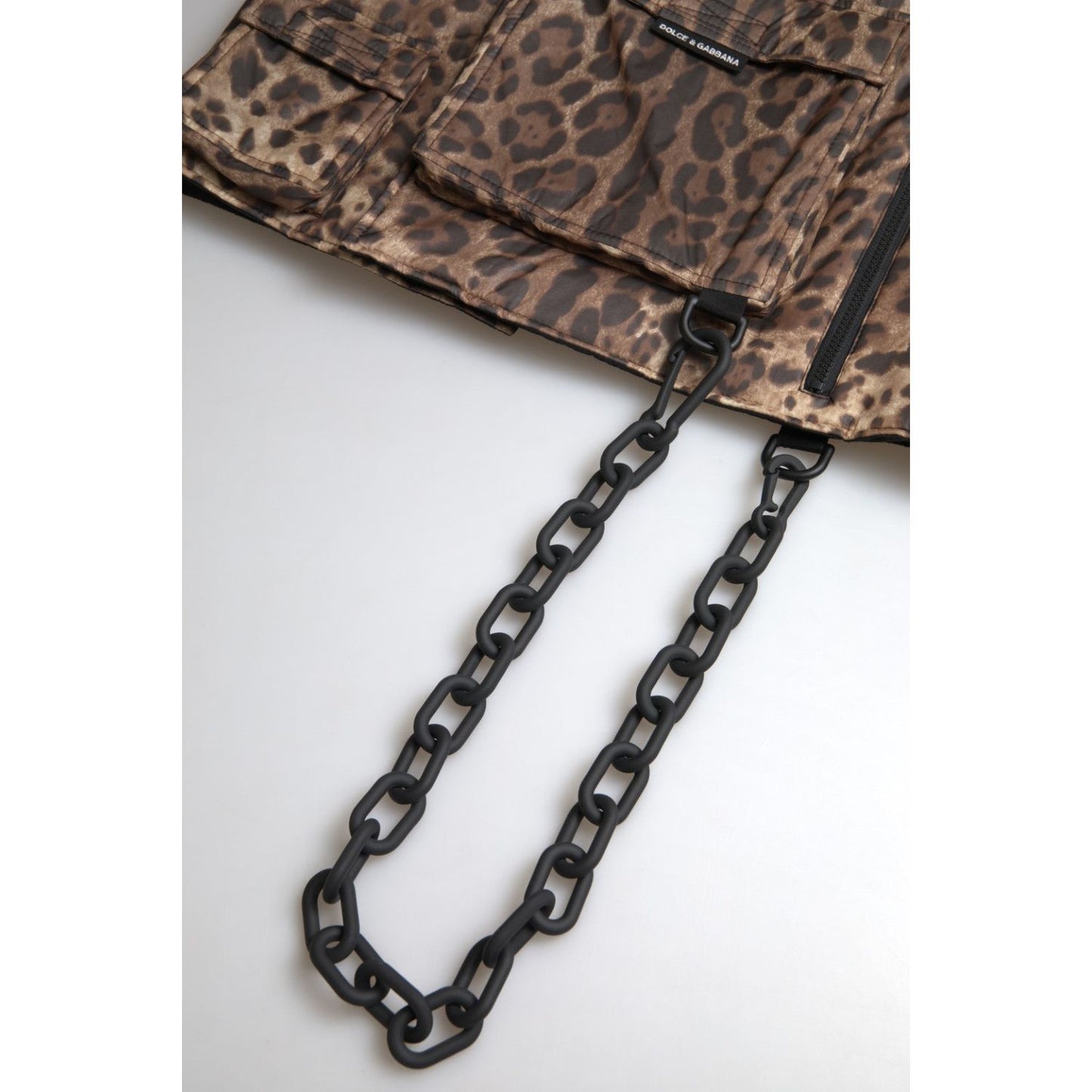 Dolce & Gabbana Silk Leopard Vest Exclusive Sportswear Dolce & Gabbana