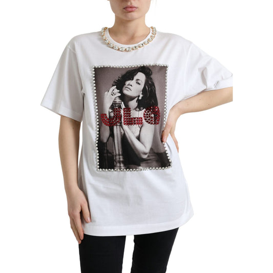 Dolce & Gabbana J.Lo Portrait Crystal Tee – Limited Edition Dolce & Gabbana