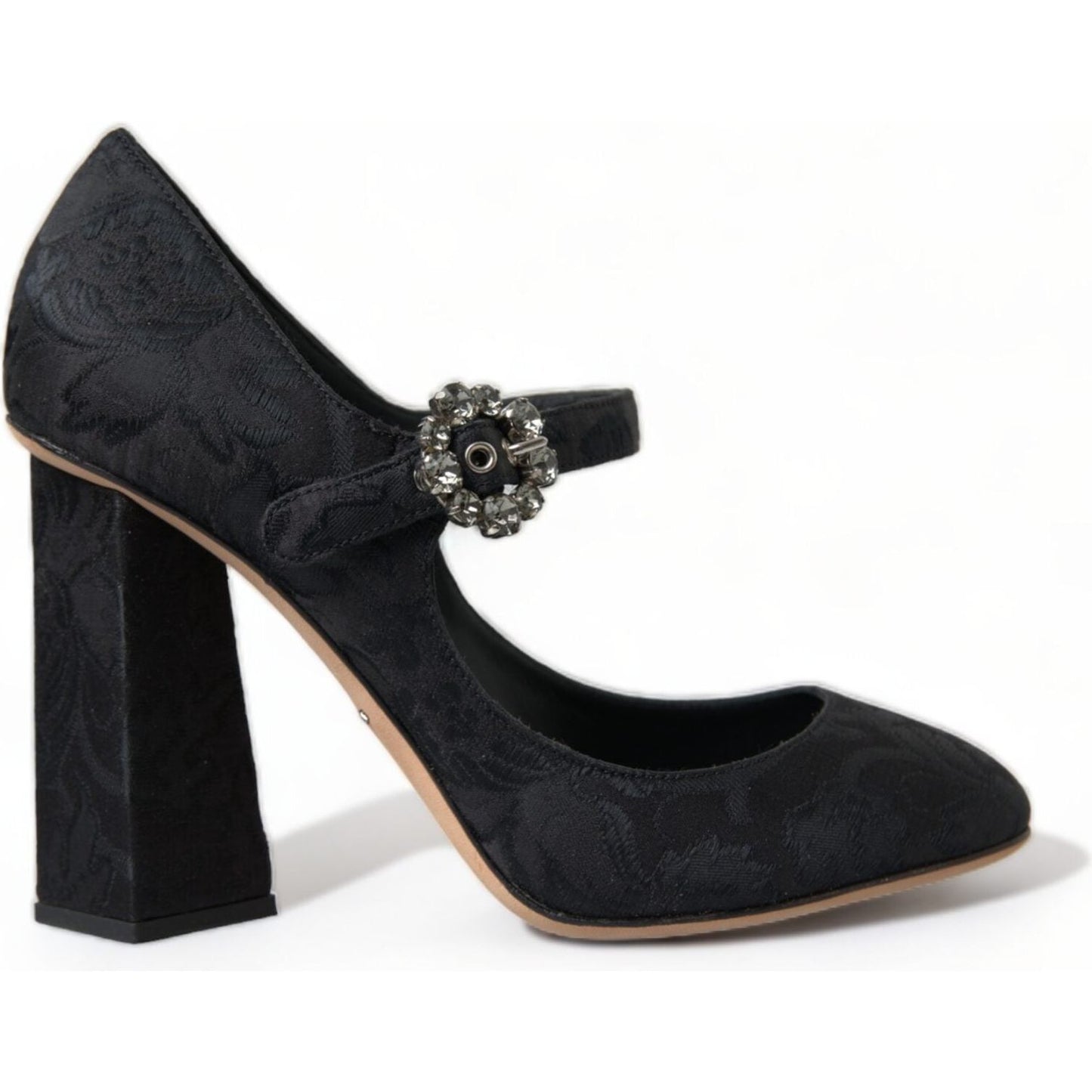 Dolce & Gabbana Chic Black Brocade Mary Janes Pumps Dolce & Gabbana