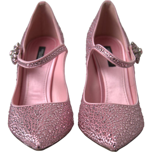 Dolce & Gabbana Enchanting Pink Crystal Pumps