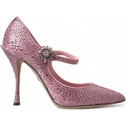 Dolce & Gabbana Enchanting Pink Crystal Pumps