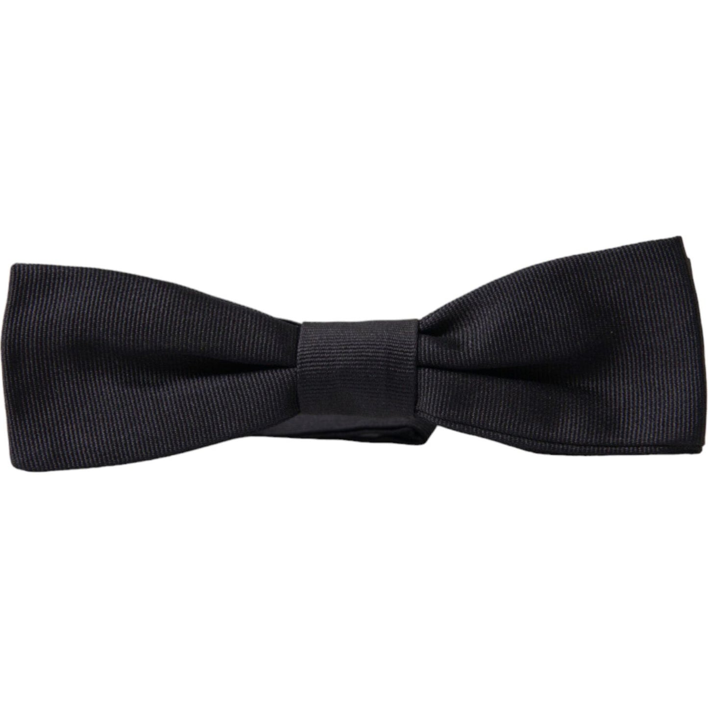 Dolce & Gabbana Elegant Black Silk Bow Tie Dolce & Gabbana