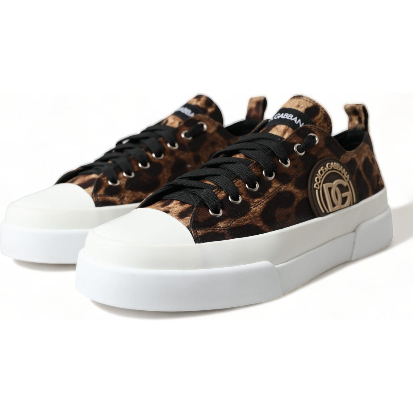 Dolce & Gabbana Elegant Leopard Print Casual Sneakers Dolce & Gabbana