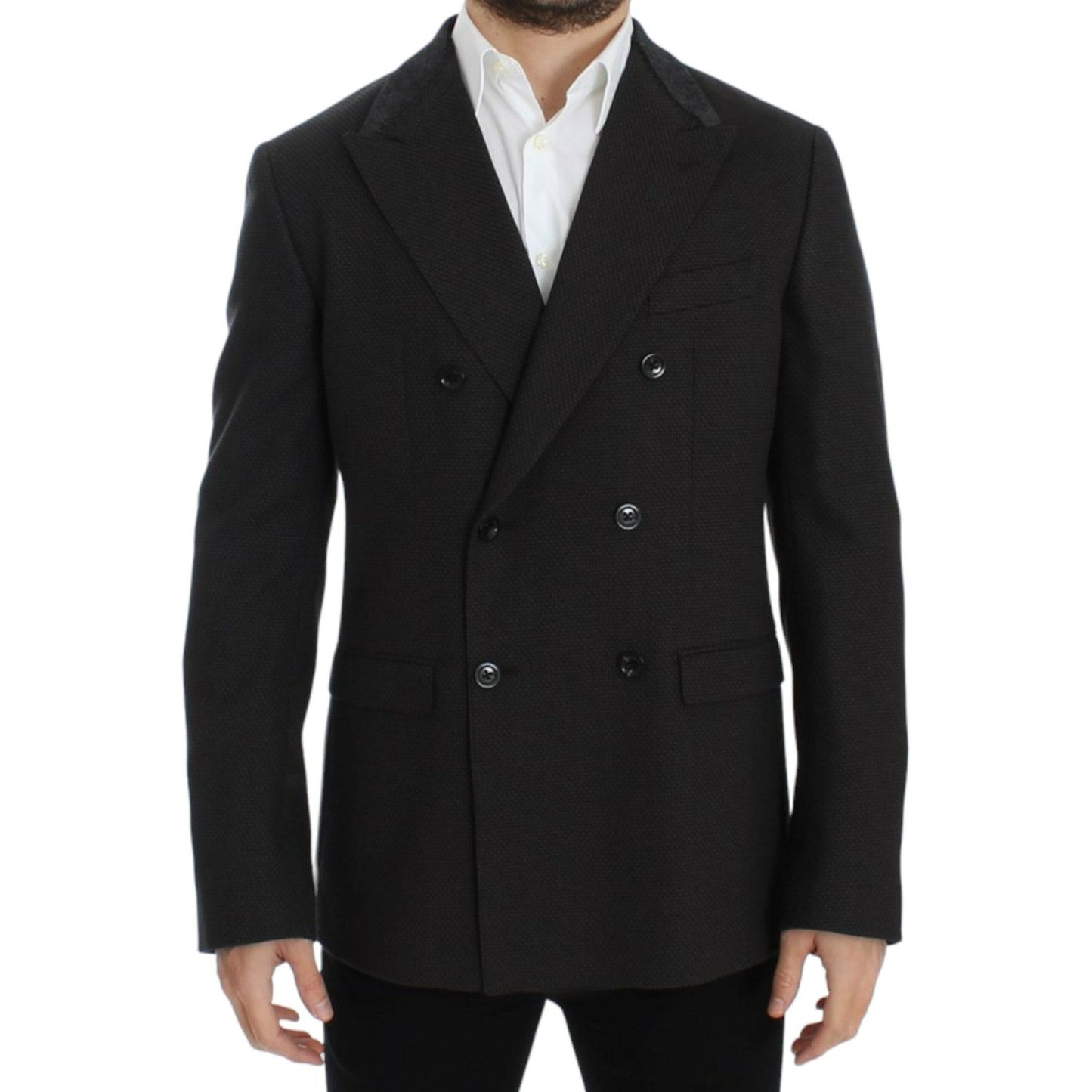 Dolce & Gabbana Elegant Slim Fit Double Breasted Blazer Dolce & Gabbana