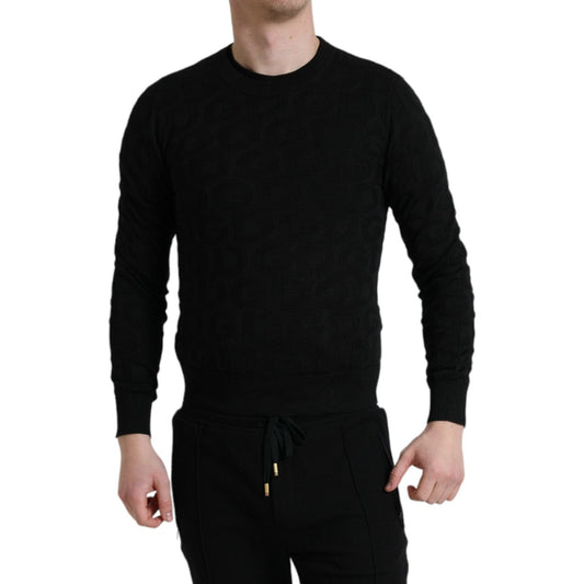 Dolce & Gabbana Elegant Silk Crewneck Sweater for Men Dolce & Gabbana