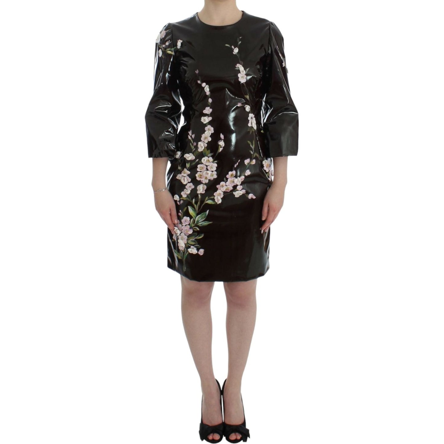 Dolce & Gabbana Elegant Floral Sheath Cocktail Dress Dresses Dolce & Gabbana