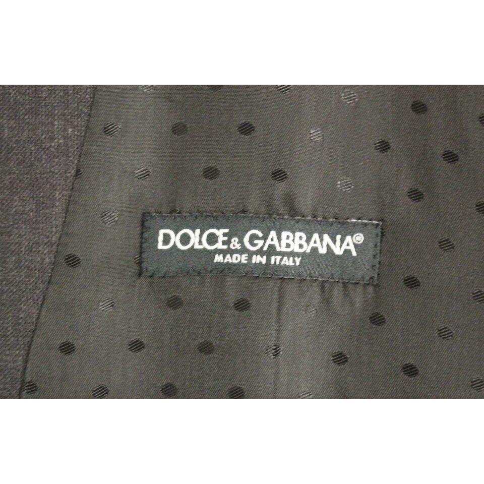 Dolce & Gabbana Elegant Gray Wool Formal Dress Vest Dolce & Gabbana