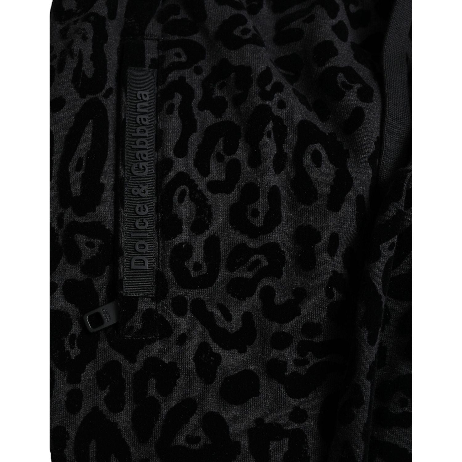 Dolce & Gabbana Elegant Leopard Joggers for Men