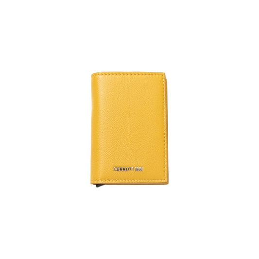 Cerruti 1881 Yellow Leather Mens Wallet Cerruti 1881