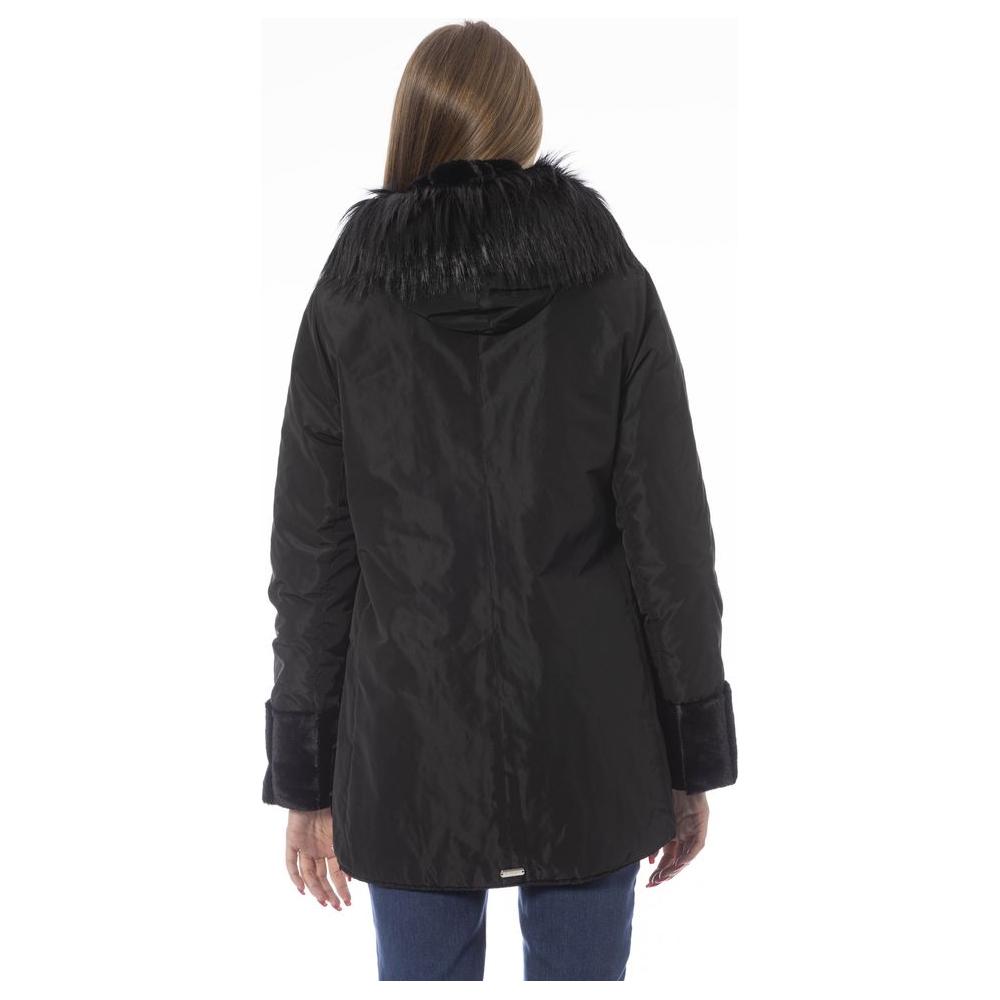 Baldinini Trend "Black Polyester Women Jacket" Baldinini Trend