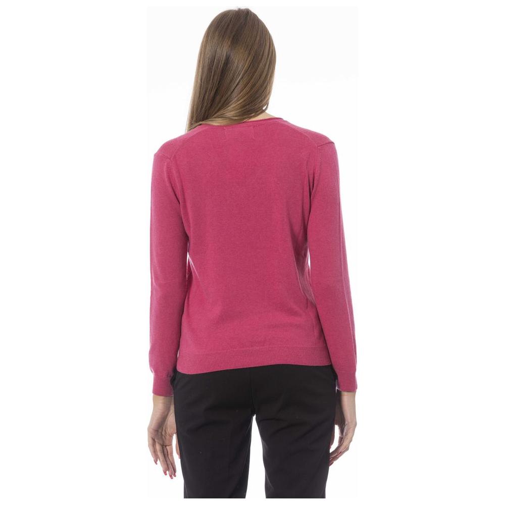 Baldinini Trend Fuchsia Viscose Women Sweater Baldinini Trend