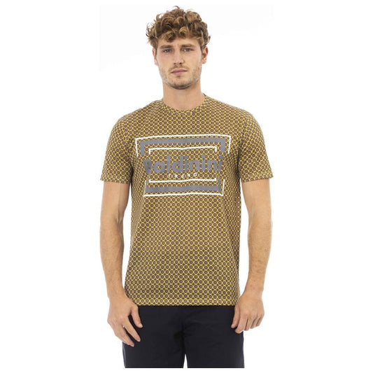 Baldinini Trend Gray Cotton Men T-Shirt Baldinini Trend