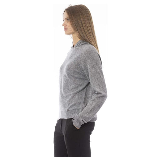 Baldinini Trend Gray Viscose Women Sweater Baldinini Trend