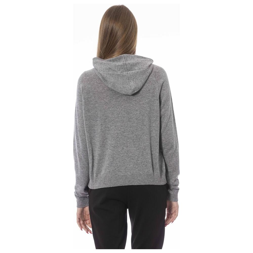 Baldinini Trend Gray Viscose Women Sweater Baldinini Trend