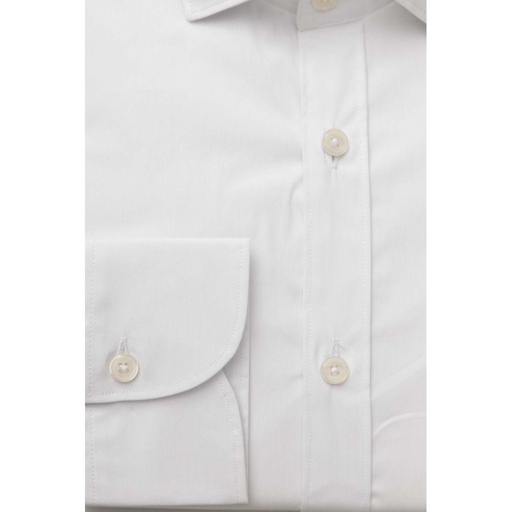 Bagutta White Cotton Men Shirt Bagutta