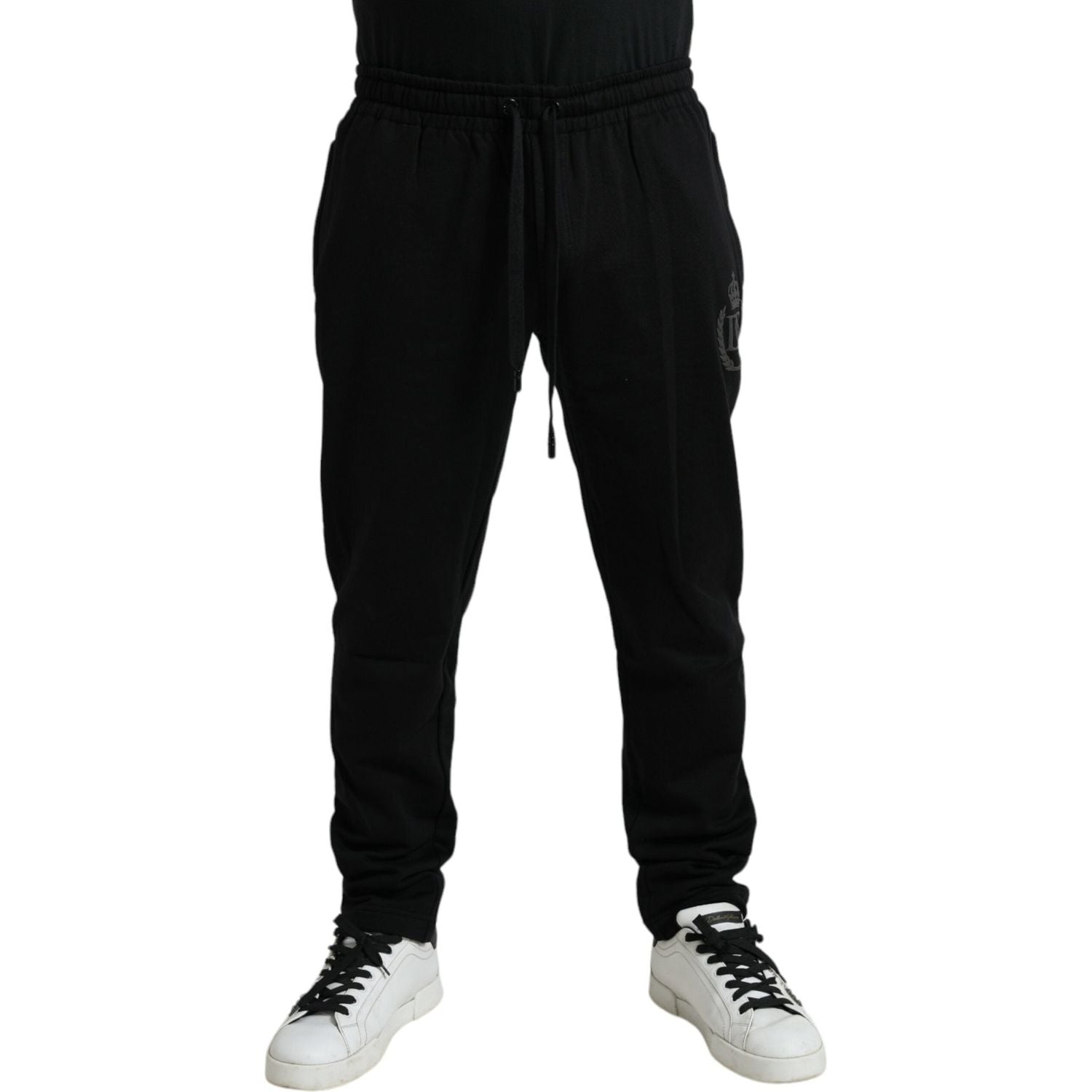 Dolce & Gabbana Elegant Black Cotton Jogger Pants