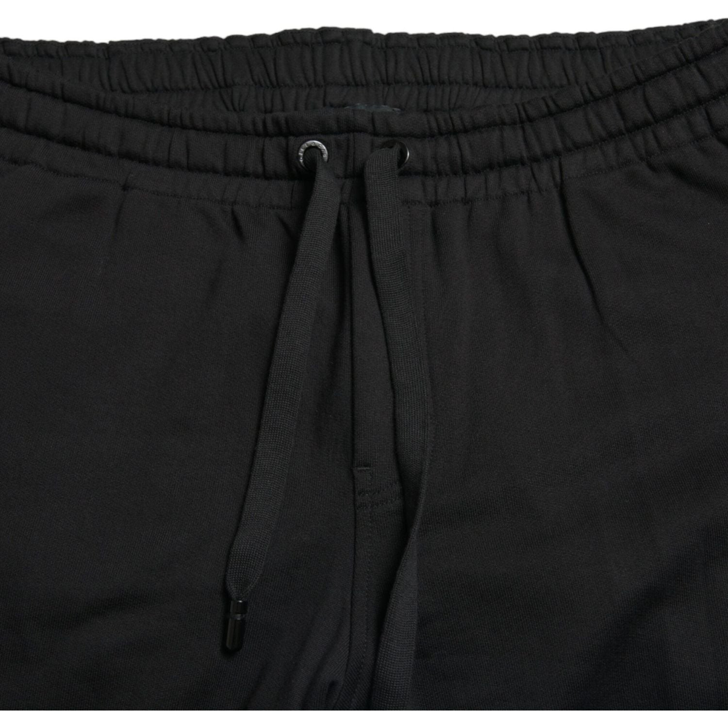 Dolce & Gabbana Elegant Black Cotton Jogger Pants