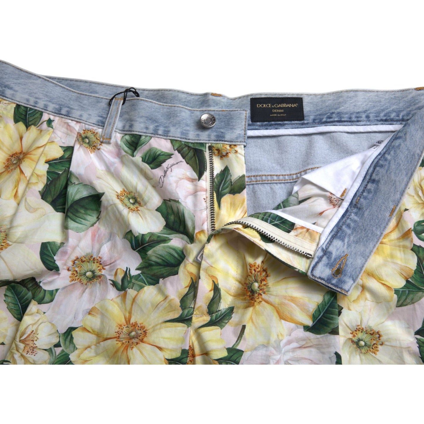 Dolce & Gabbana Multicolor Floral Cotton Bermuda Shorts Dolce & Gabbana