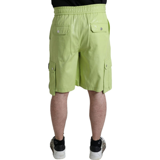 Dolce & Gabbana Chic Light Green Cotton Bermuda Shorts Dolce & Gabbana