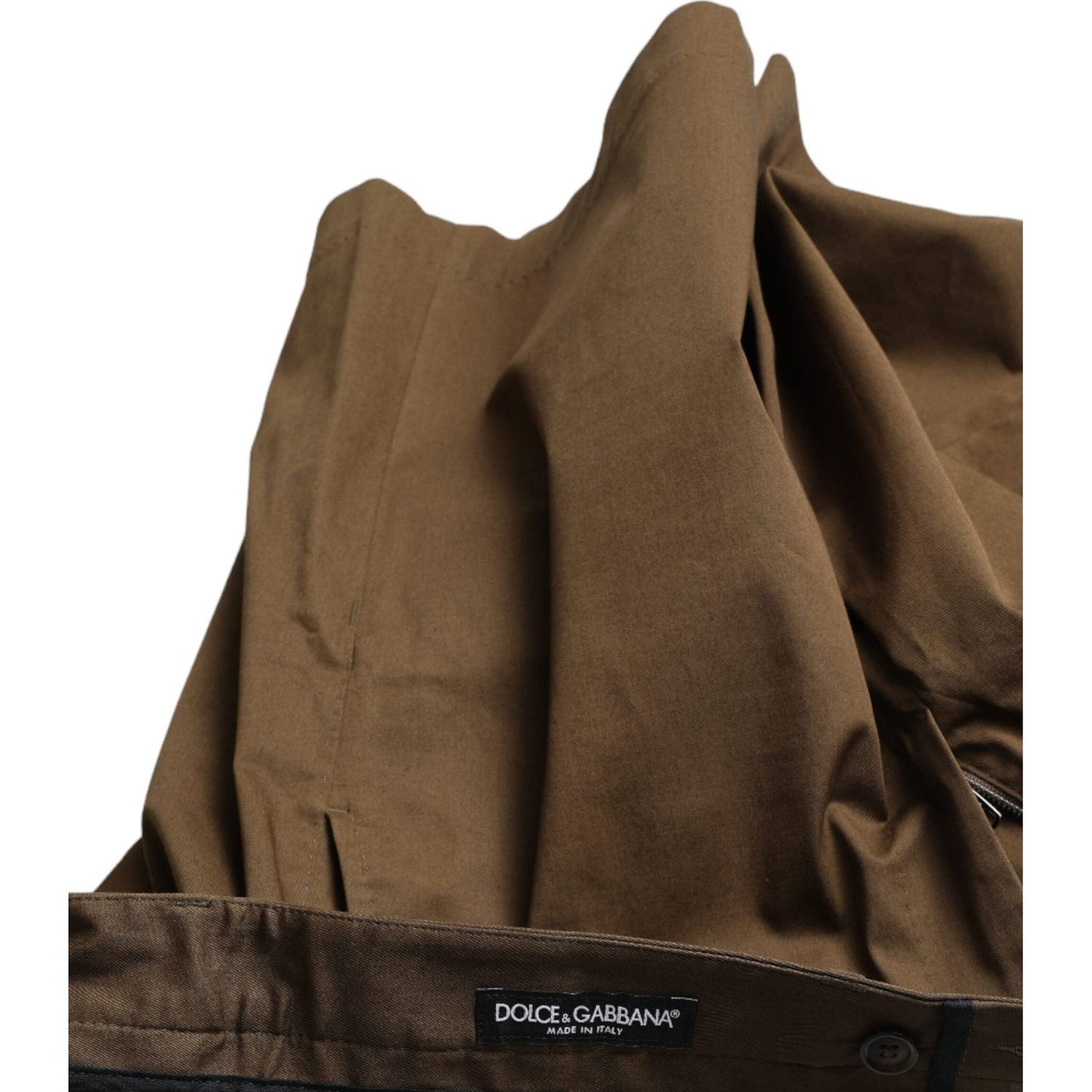 Dolce & Gabbana Chic Brown Bermuda Shorts with Logo Detail Dolce & Gabbana