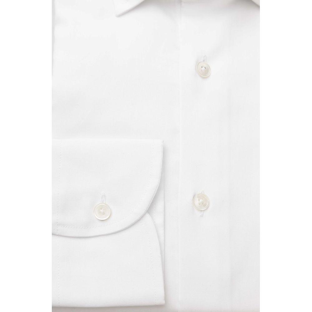 Bagutta White Cotton Men Shirt Bagutta