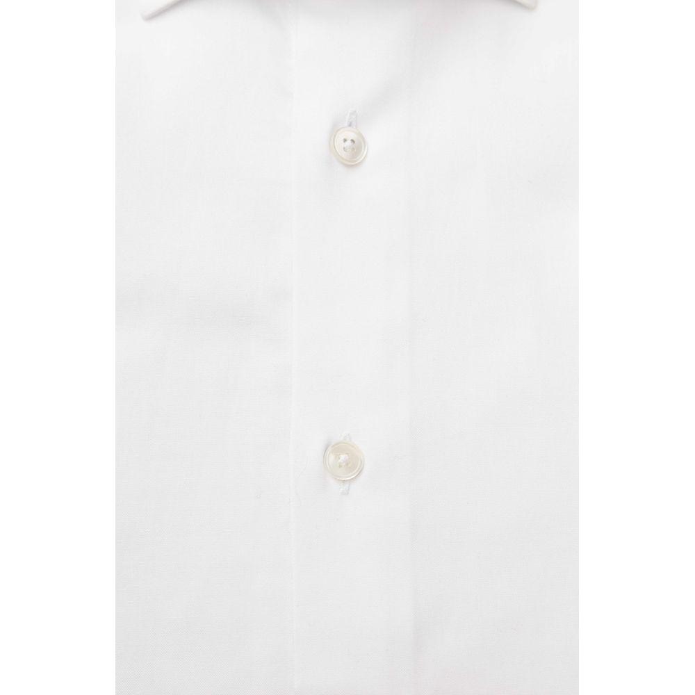 Bagutta White Cotton Men's Shirt Bagutta