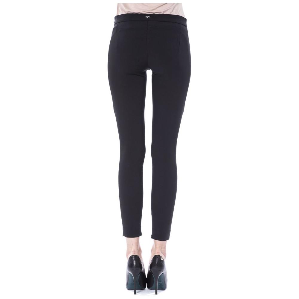 BYBLOS Black Polyester Women Skinny Pant BYBLOS