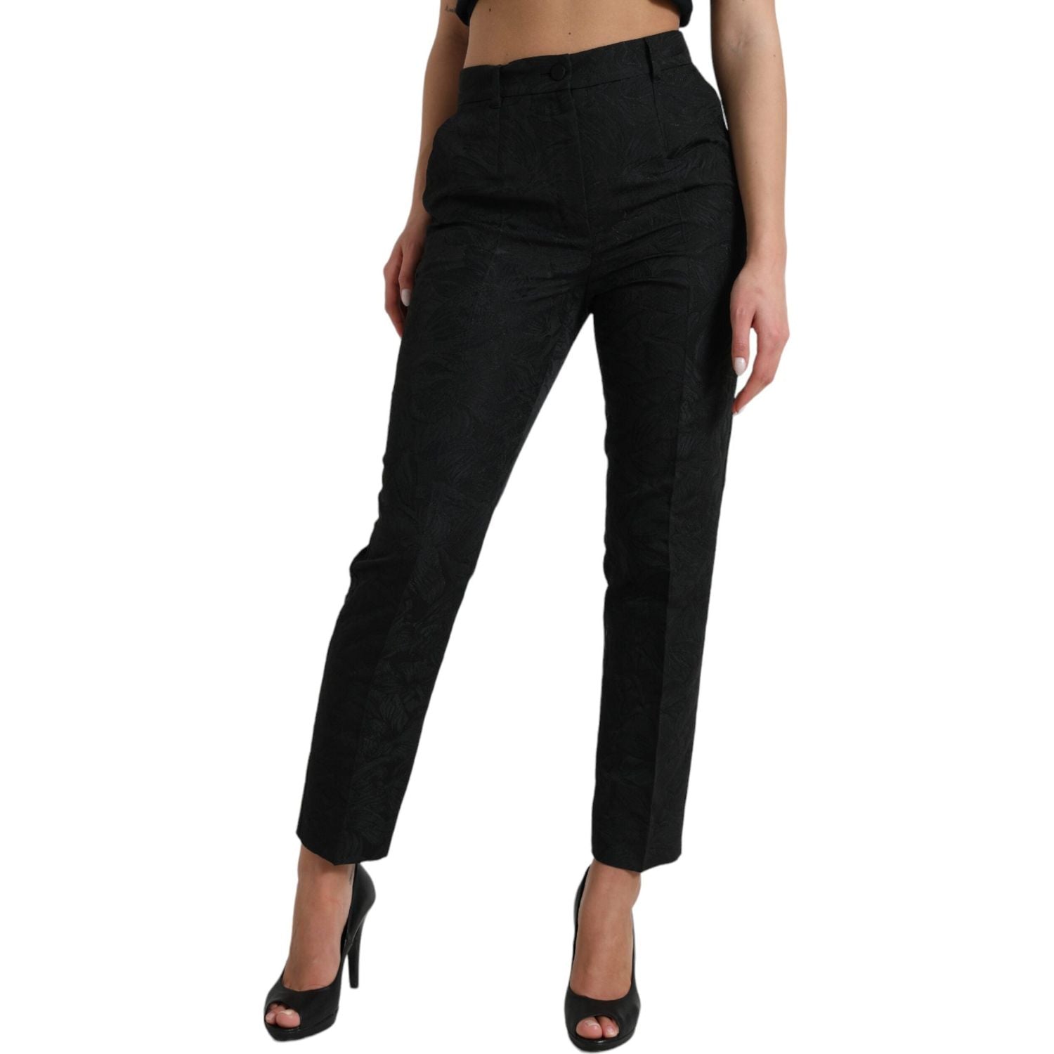 Dolce & Gabbana High Waist Tapered Elegance Pants