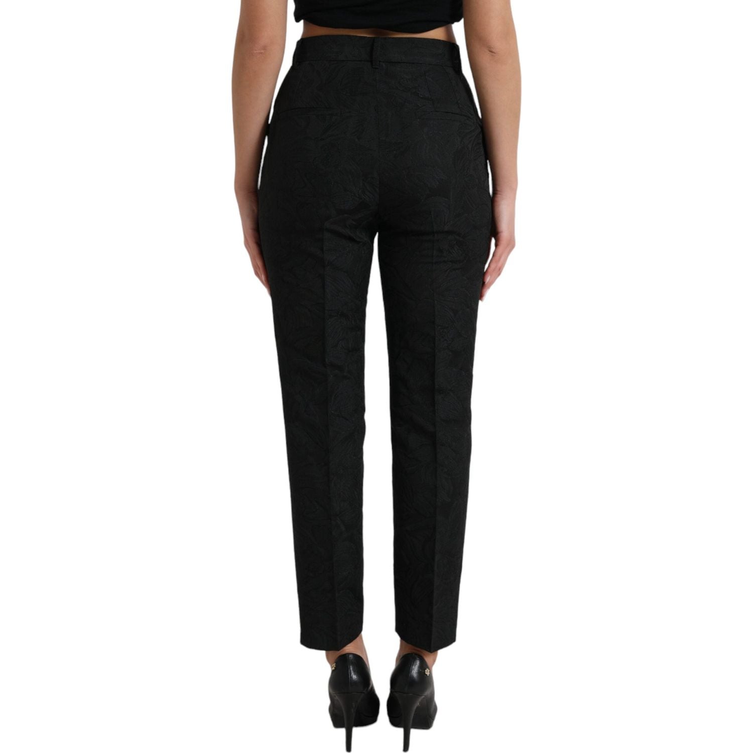 Dolce & Gabbana High Waist Tapered Elegance Pants