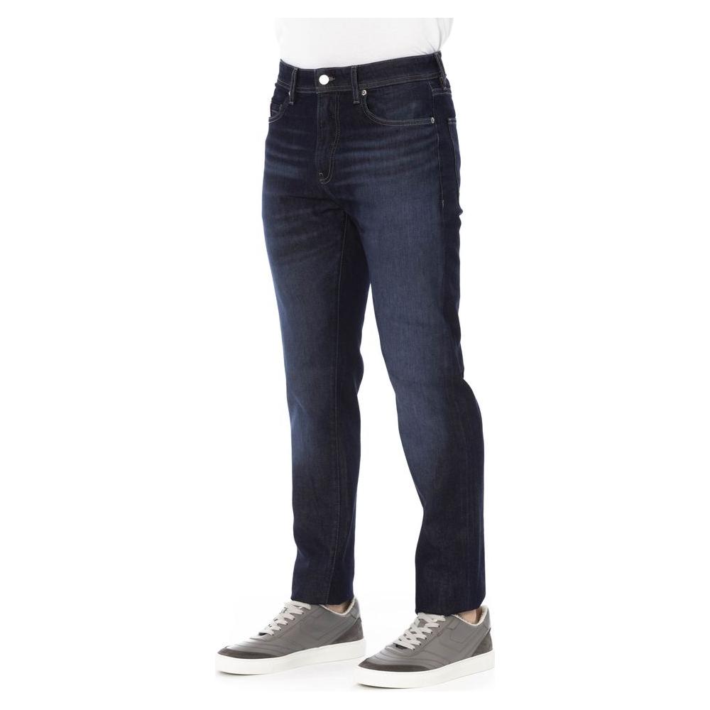 Baldinini Trend Blue Cotton Men Jeans Baldinini Trend