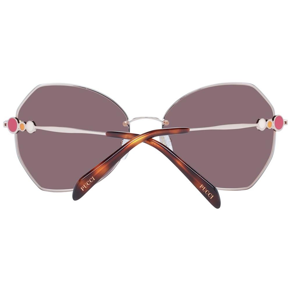 Rose Gold Women Sunglasses Emilio Pucci