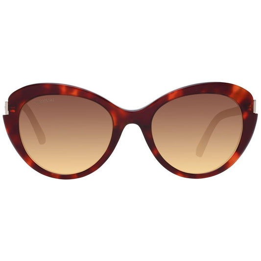 Brown Women Sunglasses Swarovski