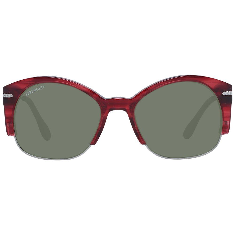 Serengeti Red Unisex Sunglasses Serengeti