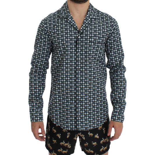 Dolce & Gabbana Elegant Green Pajama Nightshirt Dolce & Gabbana