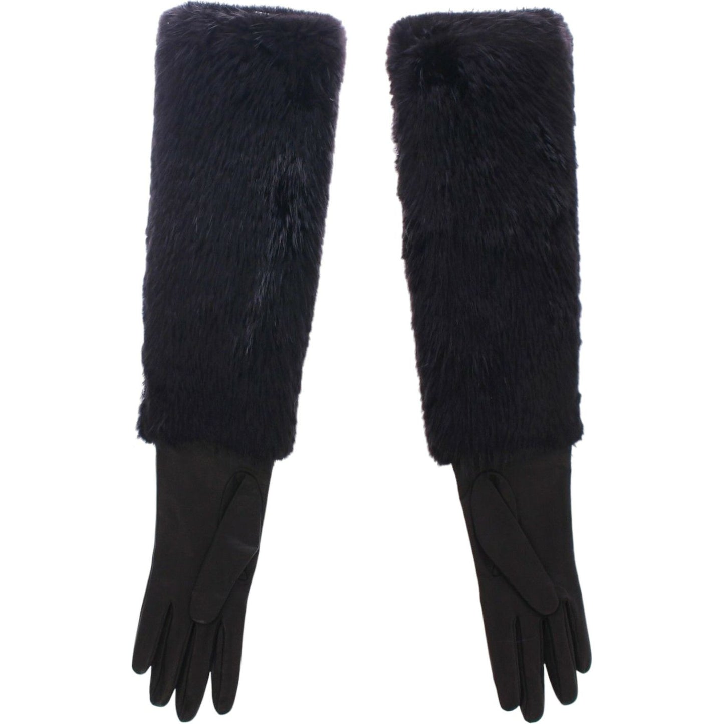 Dolce & Gabbana Elegant Elbow Length Leather Gloves Dolce & Gabbana