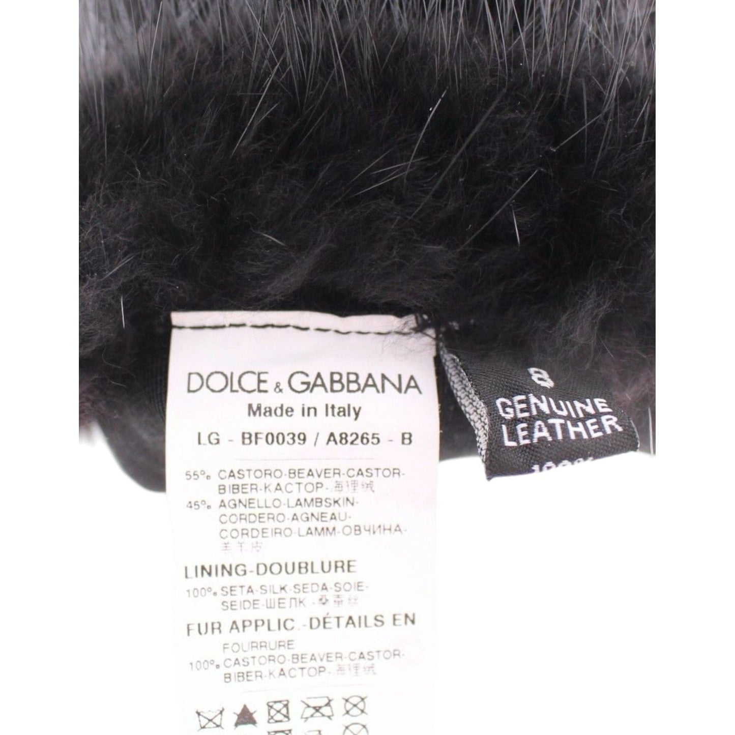 Dolce & Gabbana Elegant Elbow Length Leather Gloves Dolce & Gabbana