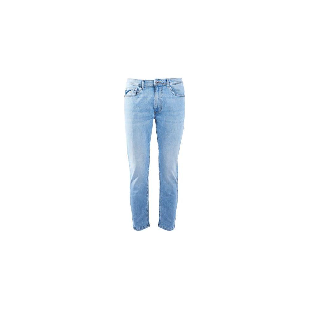 Yes Zee Sleek Comfort Denim Five-Pocket Light Wash Jeans Yes Zee