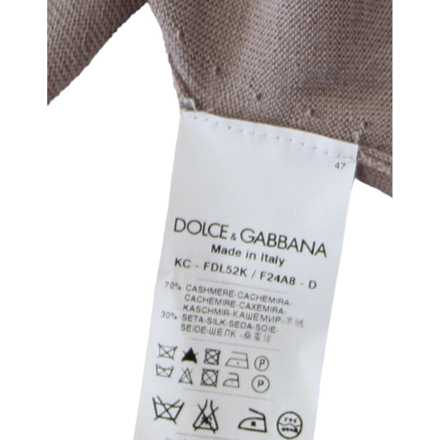 Dolce & Gabbana Elegant Cashmere-Silk Blend Light Knit Shrug Dolce & Gabbana