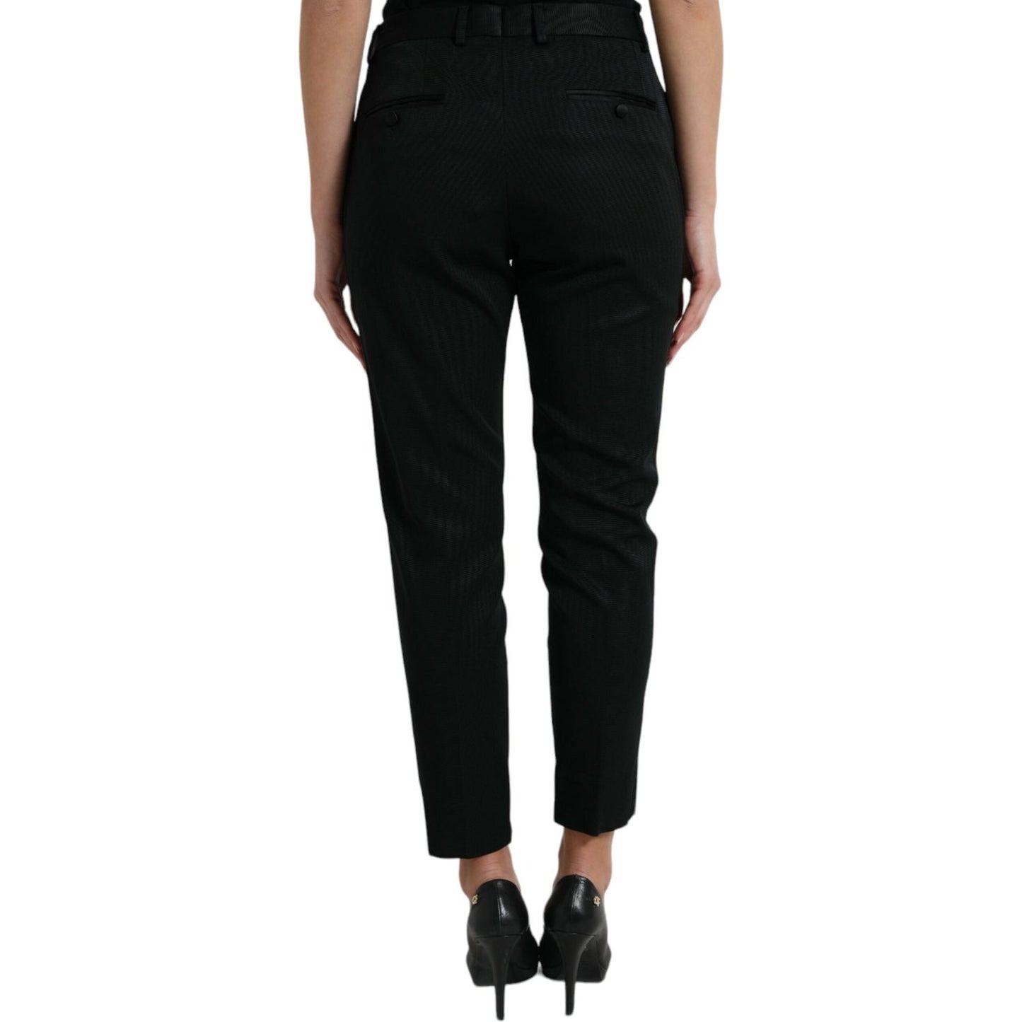 Dolce & Gabbana Elegant High-Waist Tapered Cropped Pants Dolce & Gabbana