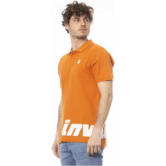 Invicta Orange Cotton Men Polo Shirt Invicta