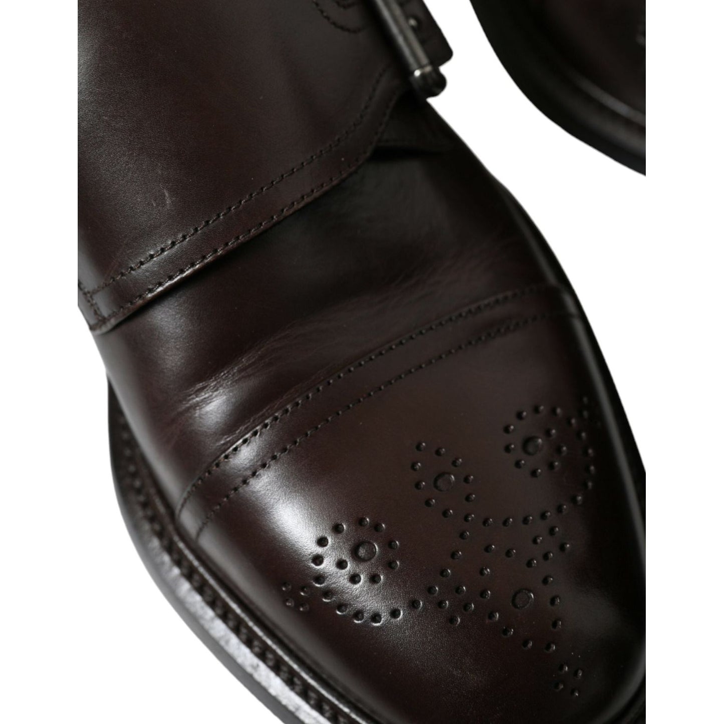 Dolce & Gabbana Elegant Mens Leather Ankle Boots Dolce & Gabbana