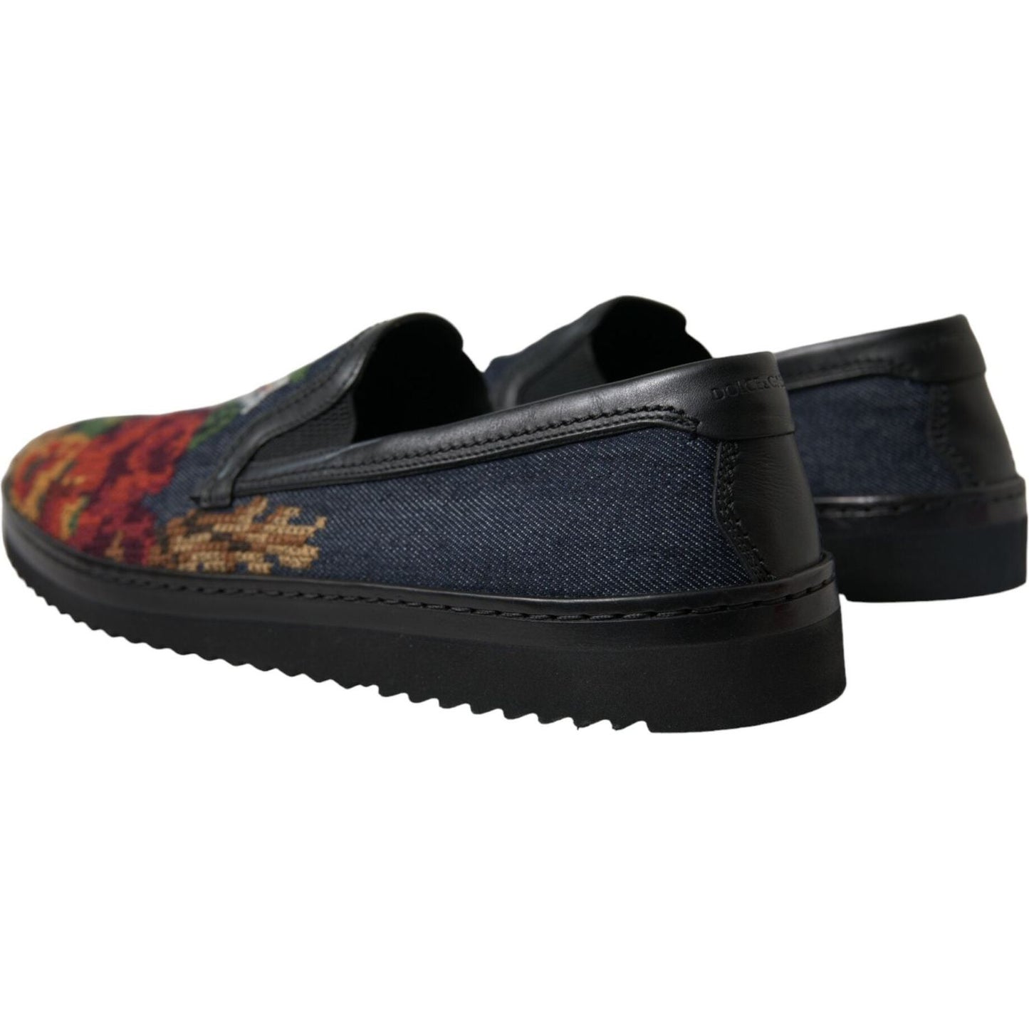 Dolce & Gabbana Elegant Multicolor Floral Loafers Dolce & Gabbana