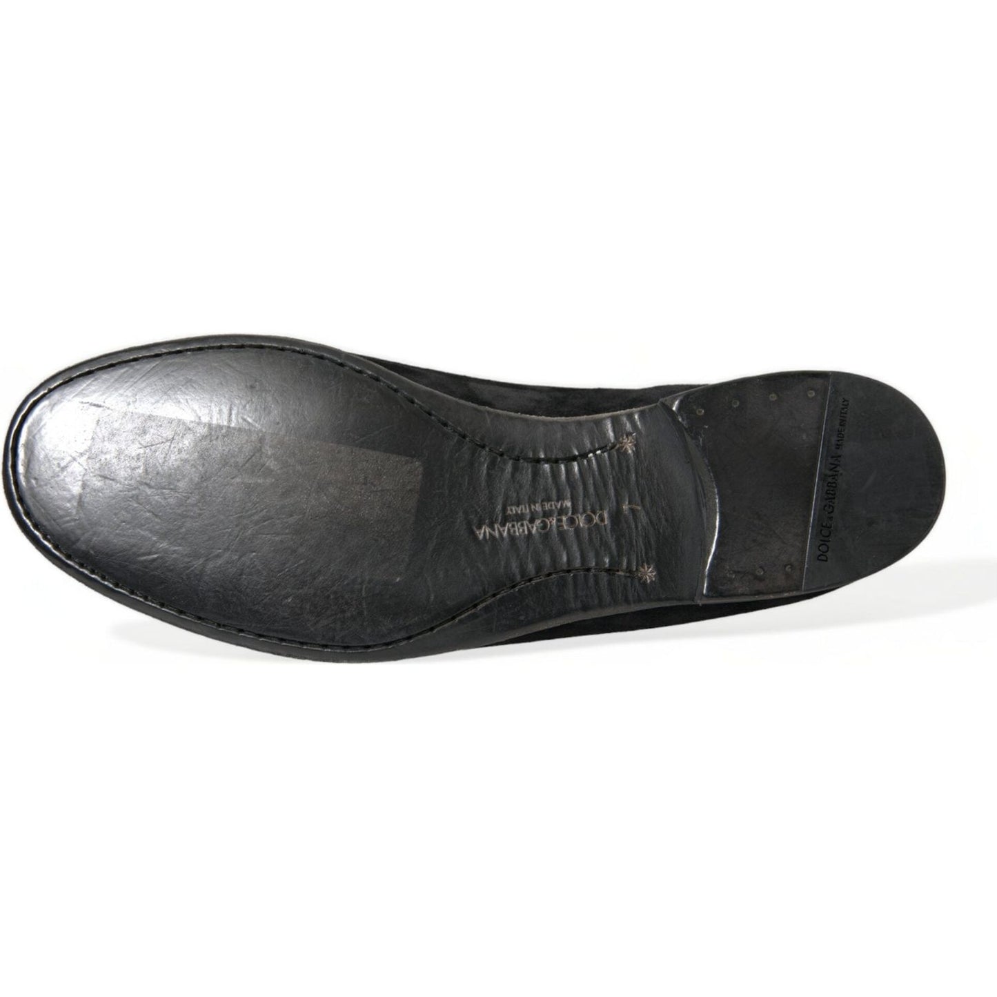 Dolce & Gabbana Elegant Black Velor Loafers for the Discerning Gentleman Dolce & Gabbana