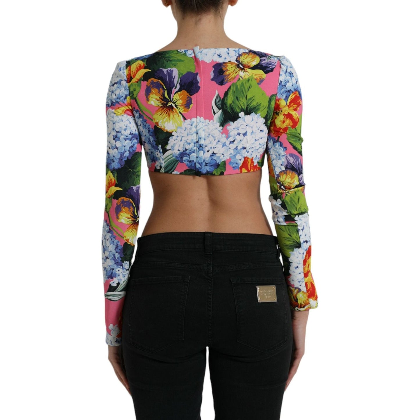 Dolce & Gabbana Floral Elegance Cropped Top Dolce & Gabbana