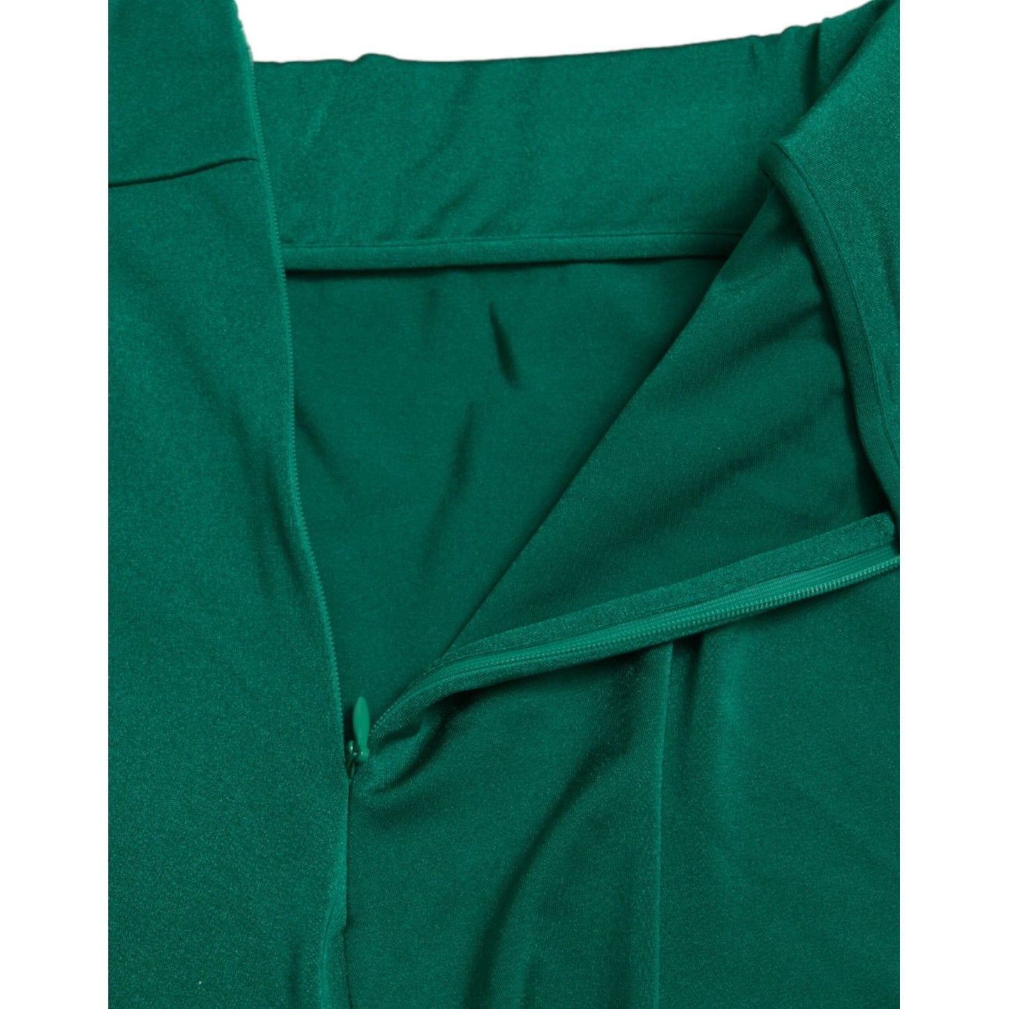 Dolce & Gabbana Green High Waist Designer Leggings Dolce & Gabbana