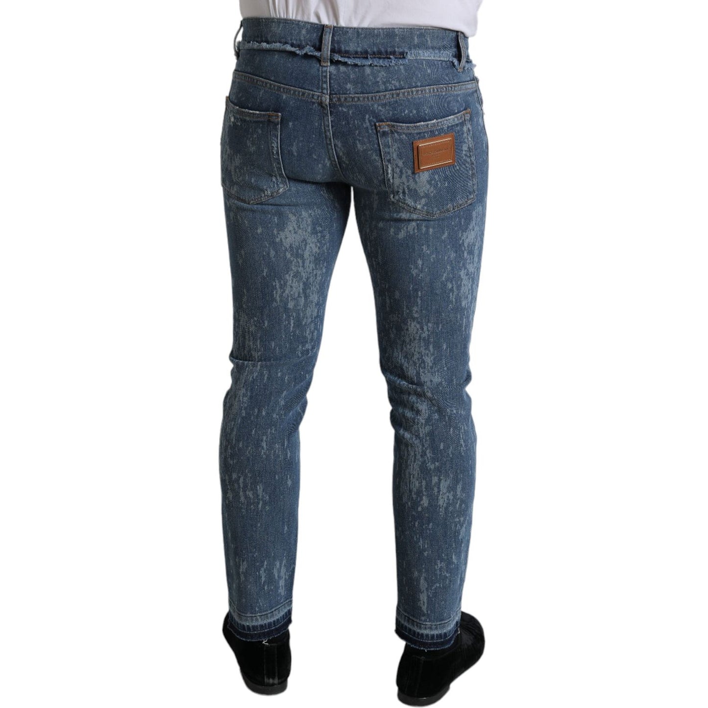 Dolce & Gabbana Chic Blue Skinny Stretch Denim Jeans Dolce & Gabbana